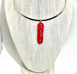 Bright Red Pendant