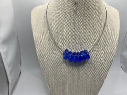 True Blue Six Stone Pendant